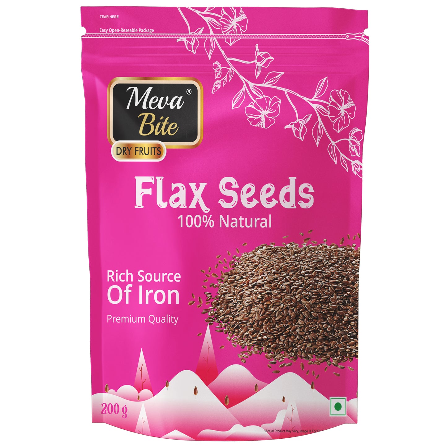 Flax Seeds 200g Zipper