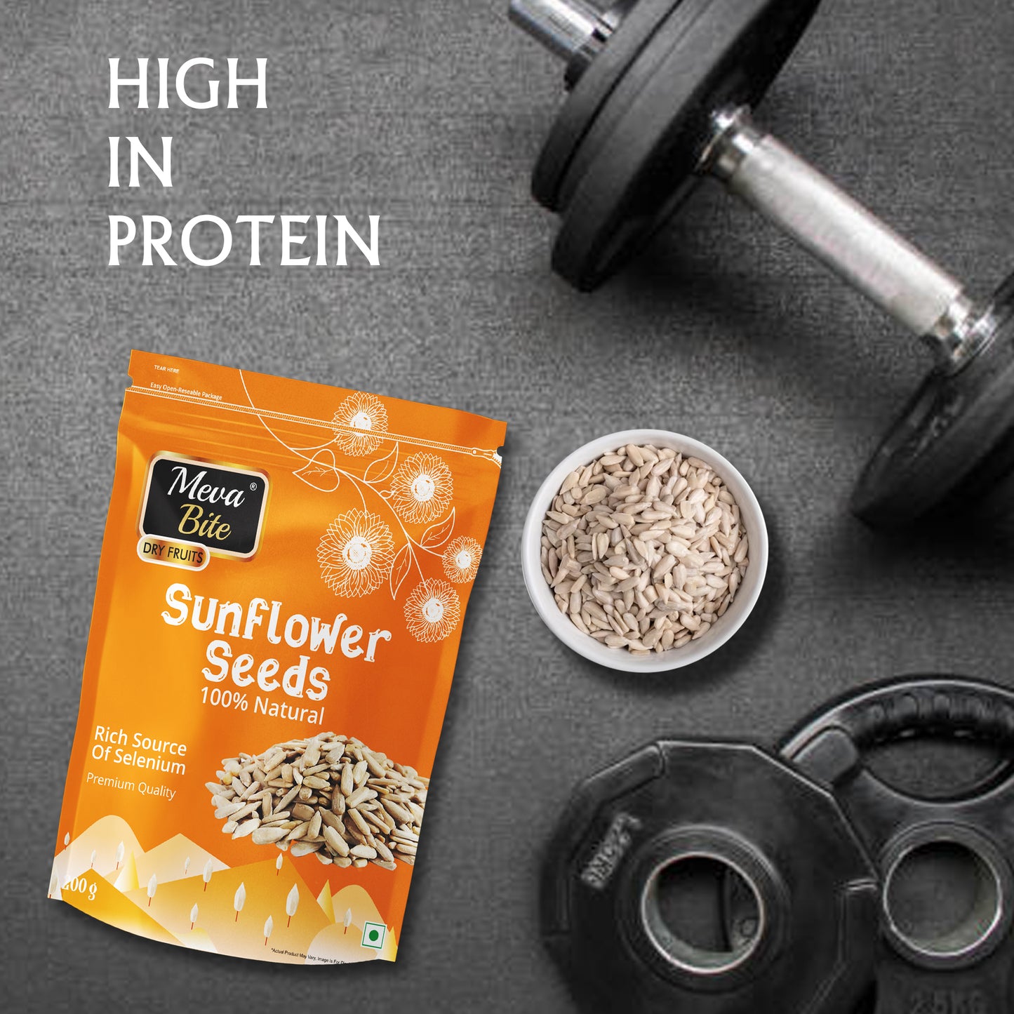 Sunflower Seeds 200g Zipper