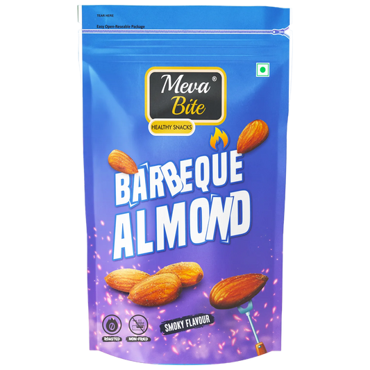 Barbeque Almonds, Munching Range, Snack Foods, MevaBite