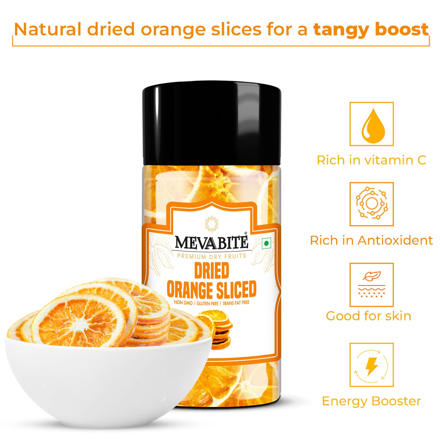 Dried Orange Slice 250g Jar