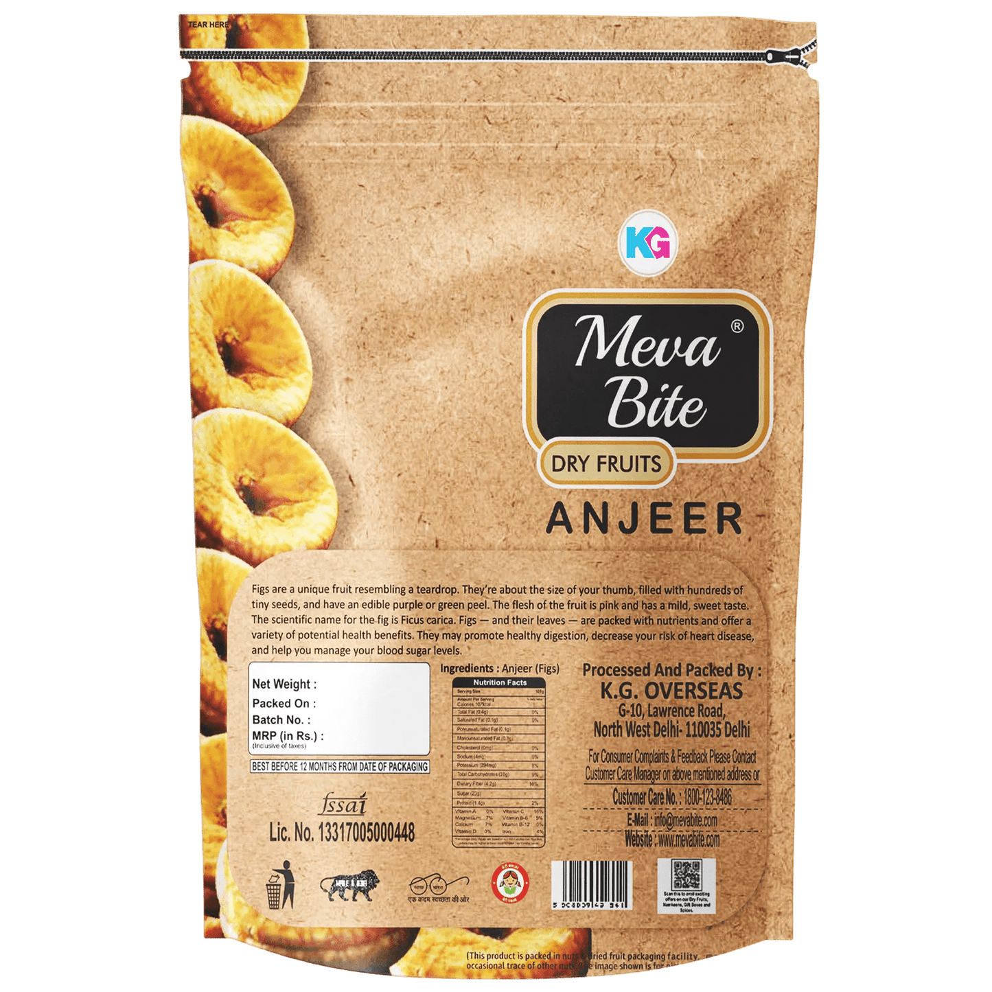 Dried Fig - Anjeer, Dry-Fruit, Figs, MevaBite