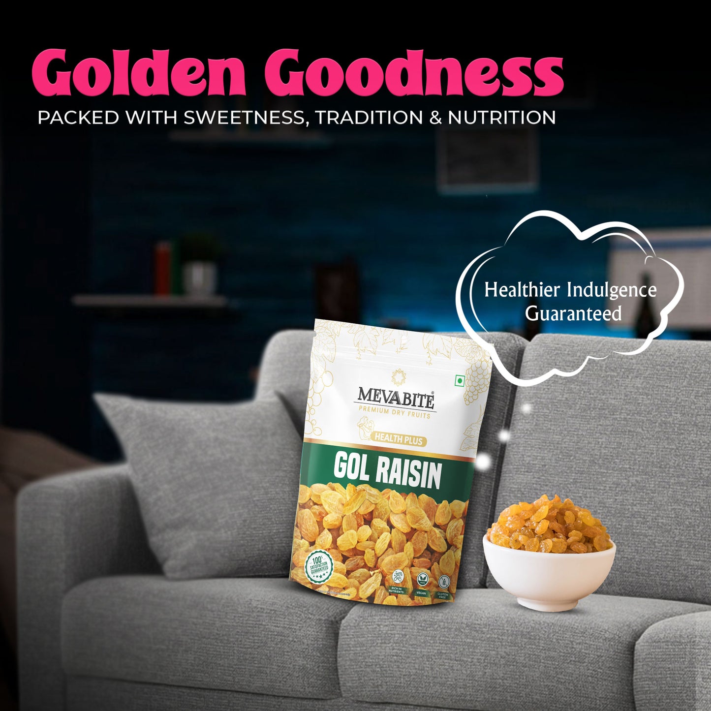 Gol Raisin 200g Zipper