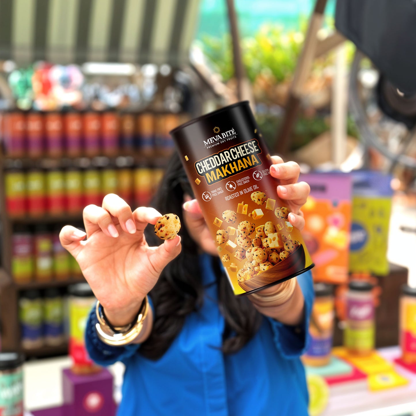 Cheddar Cheese Makhana 80g Jar