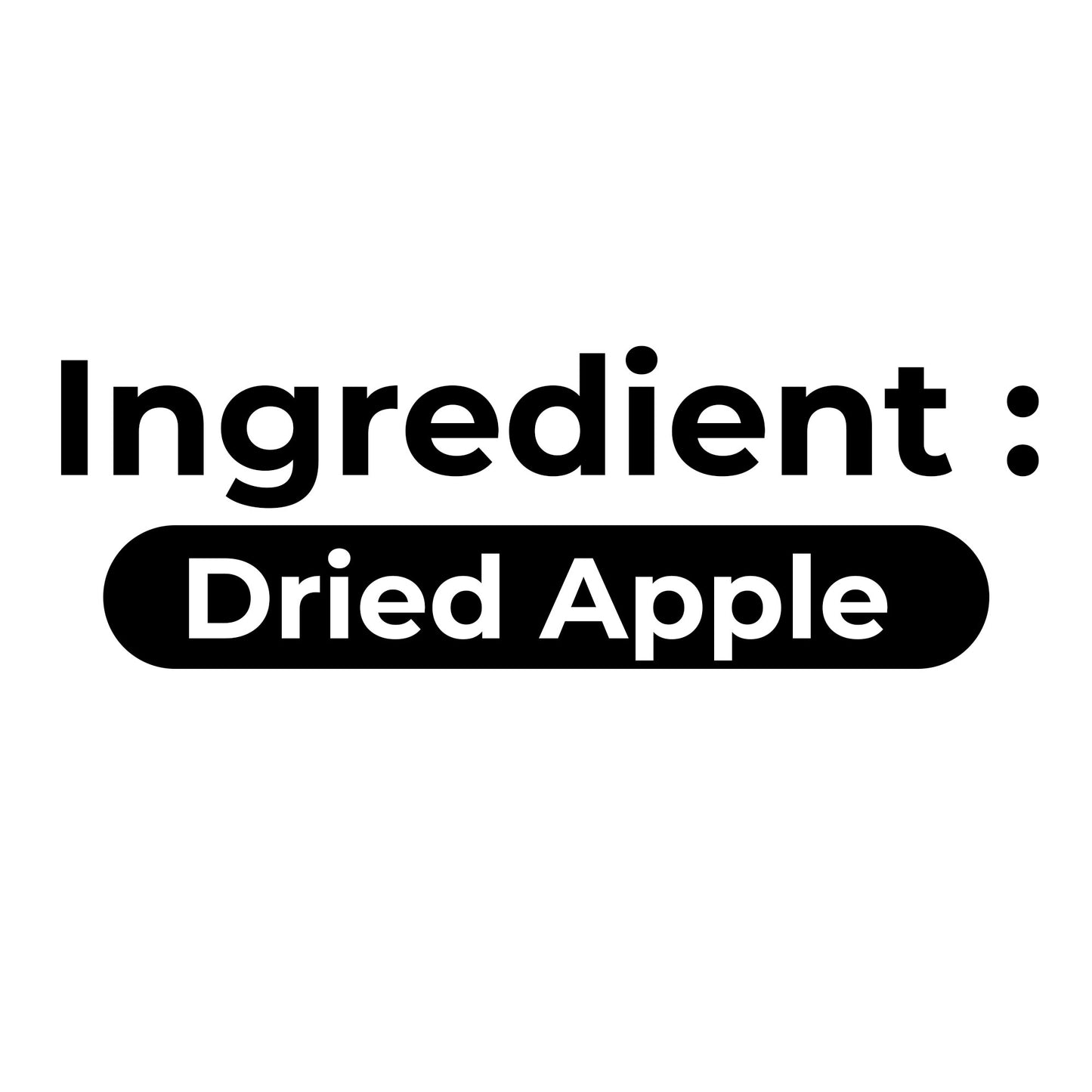 Dried Apple 250 Jar