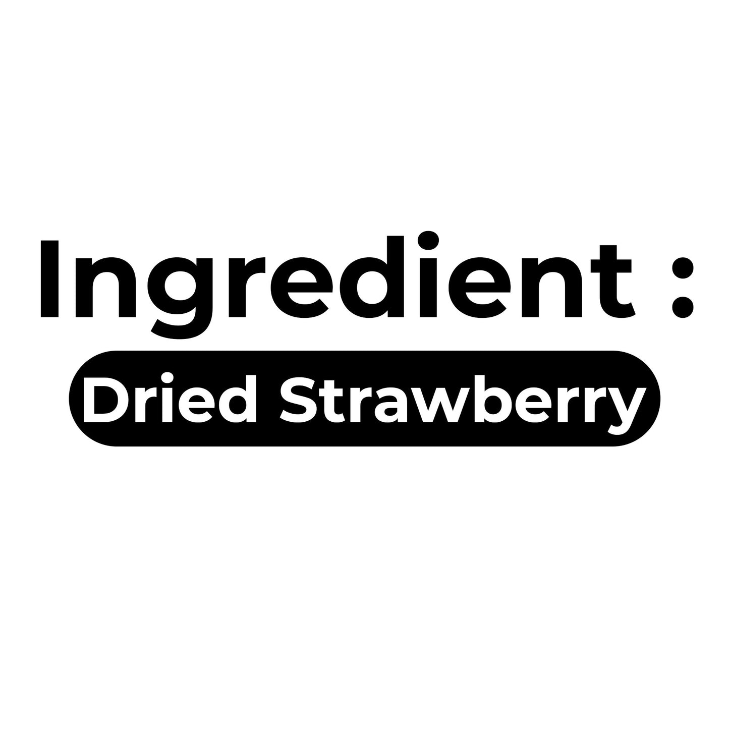 Dried Strawberry 250g Jar