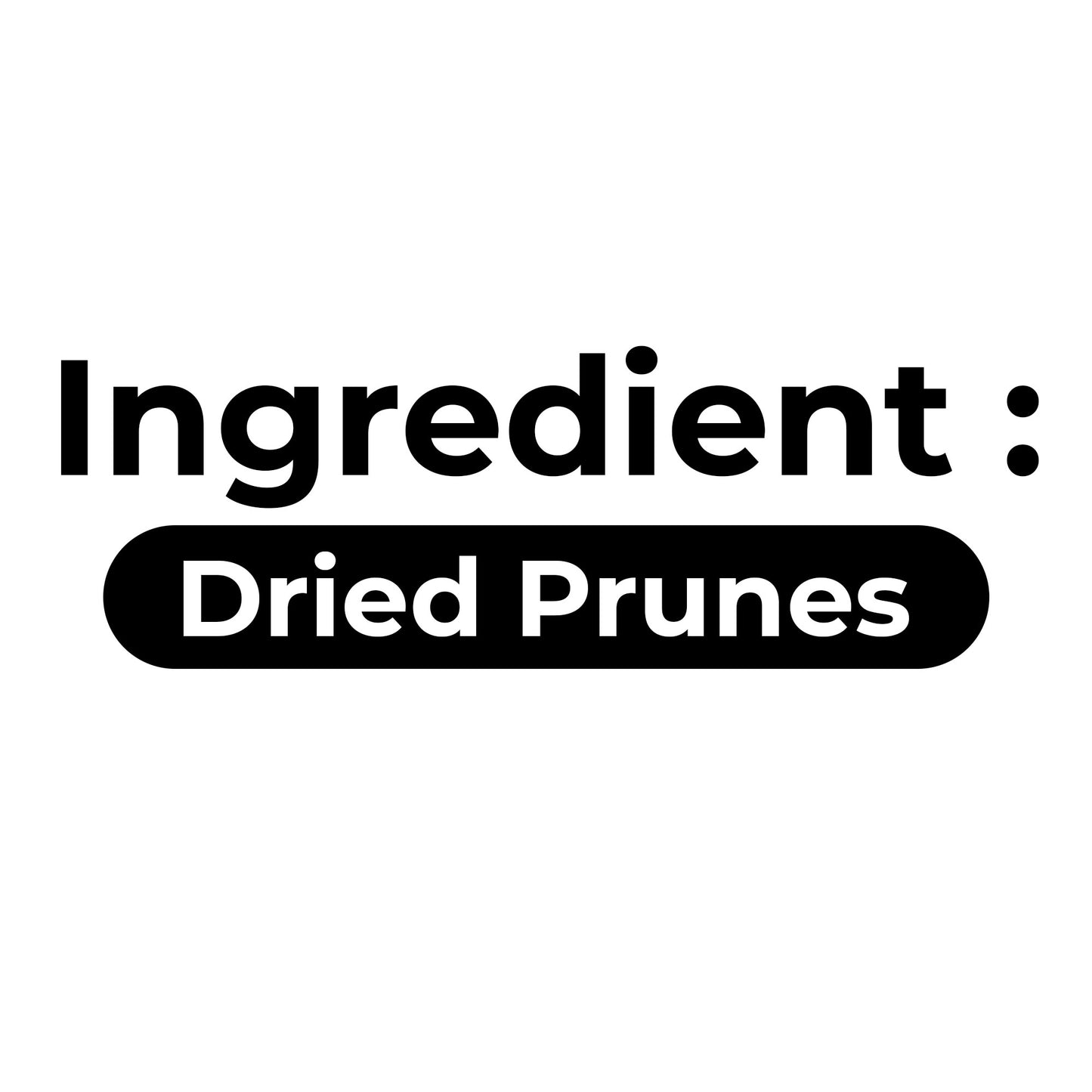Dried Pitted Prunes 250g Jar