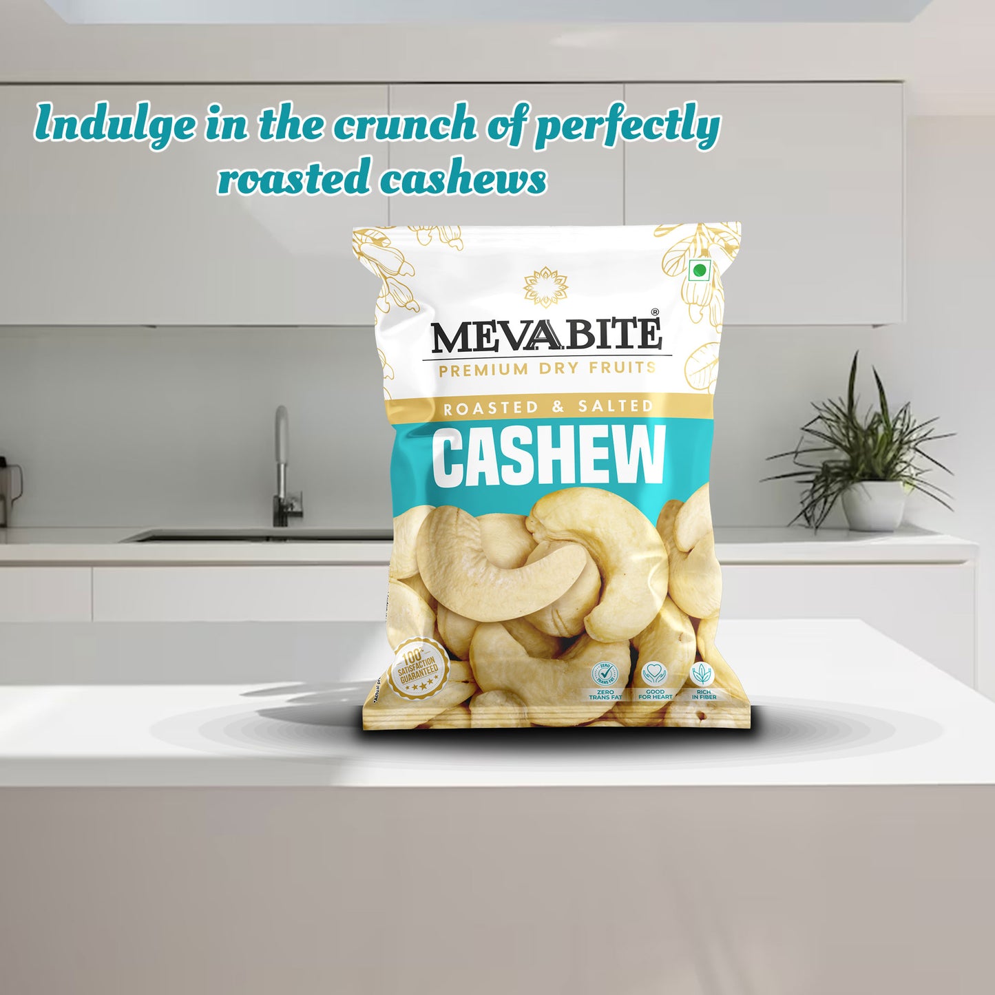Roasted & Salted Cashew 43g Pack Of 10 (43g x 10)