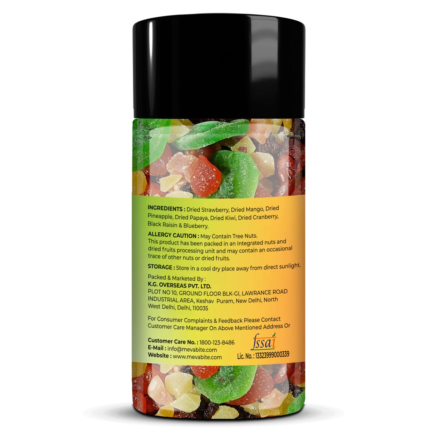 Dried Fruit Medley 250g Jar
