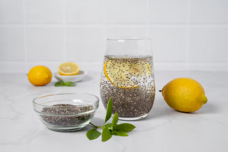 Chia Seed Lemon Drink Recipe