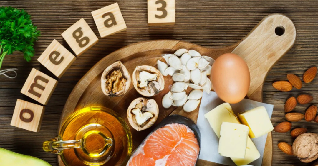 Omega-3 fatty acids in dry fruits for skin and hair
