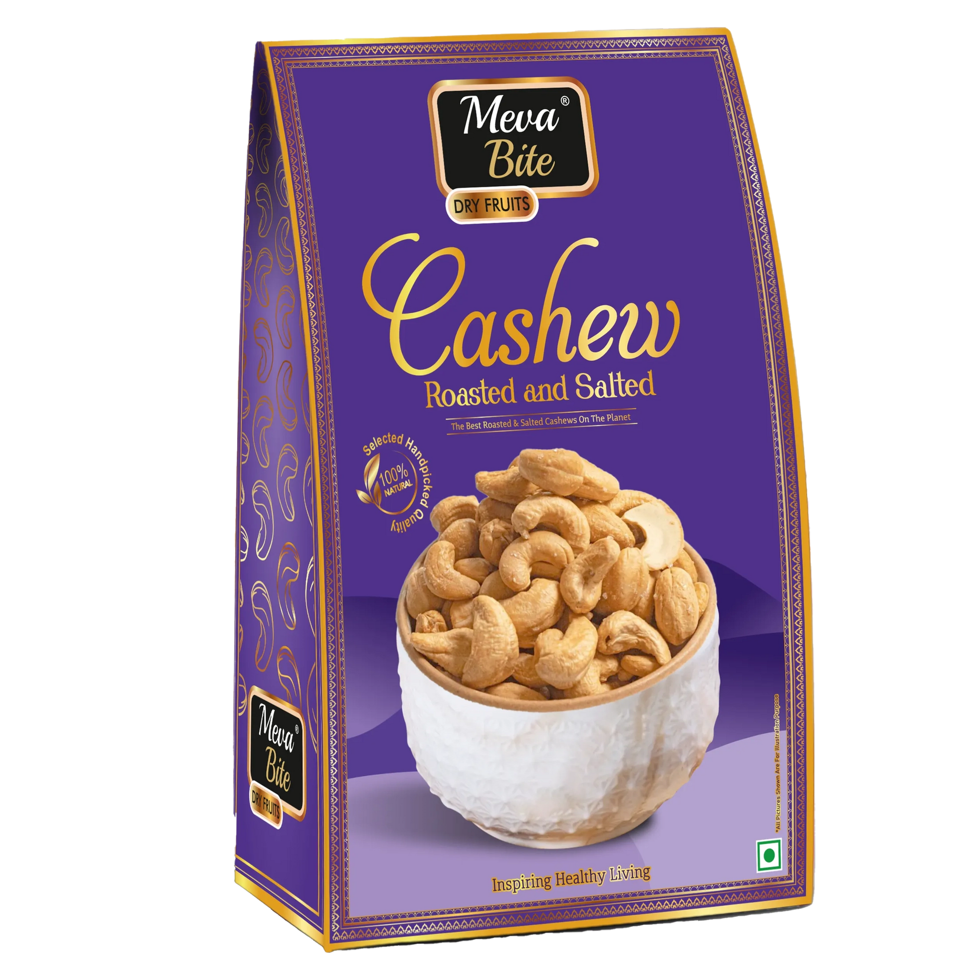 Roasted Salted Cashews, Food Items, MevaBite