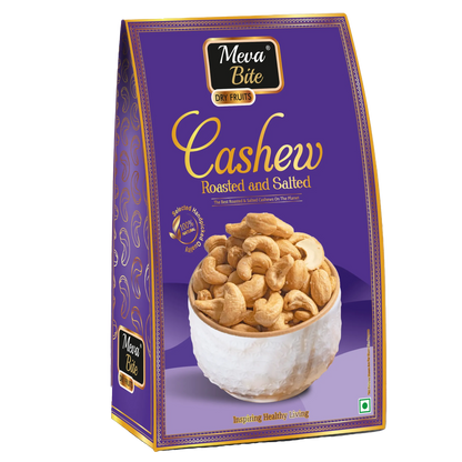 Roasted Salted Cashews, Food Items, MevaBite