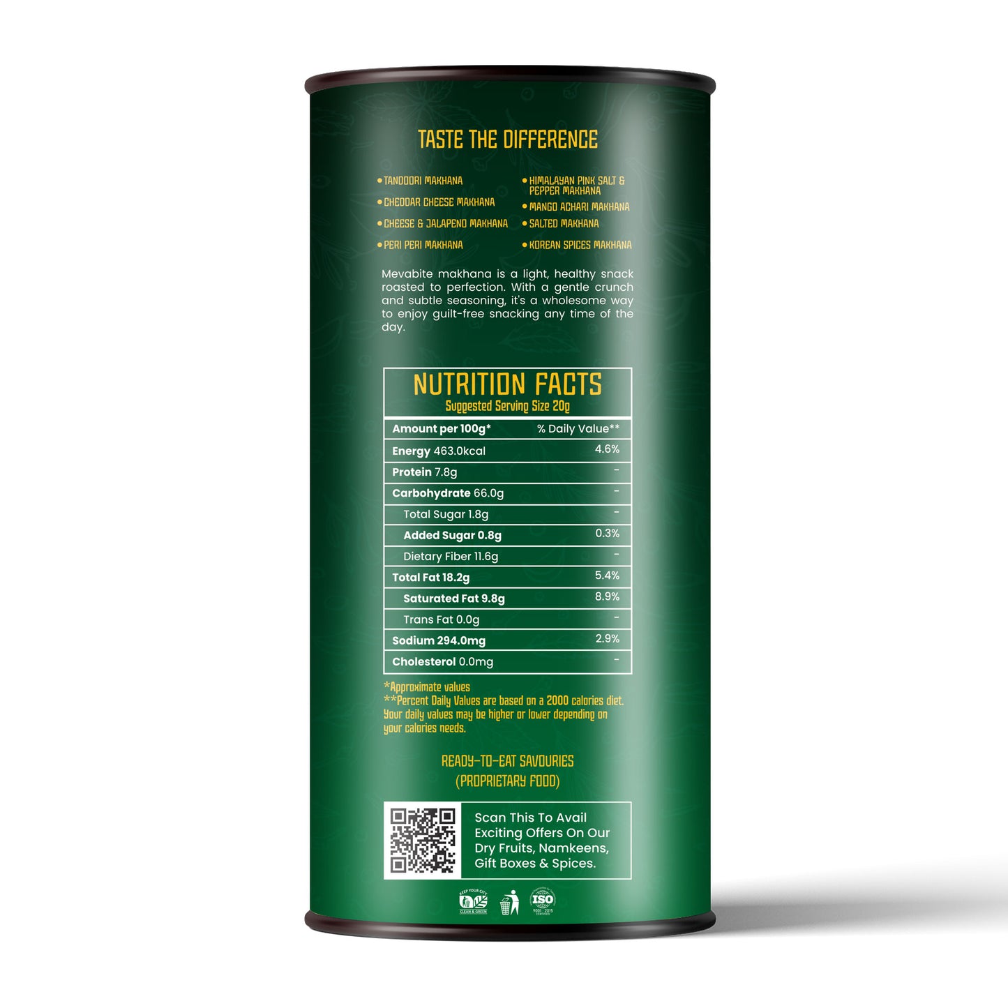 Mint Pudina Makhana 80g Jar