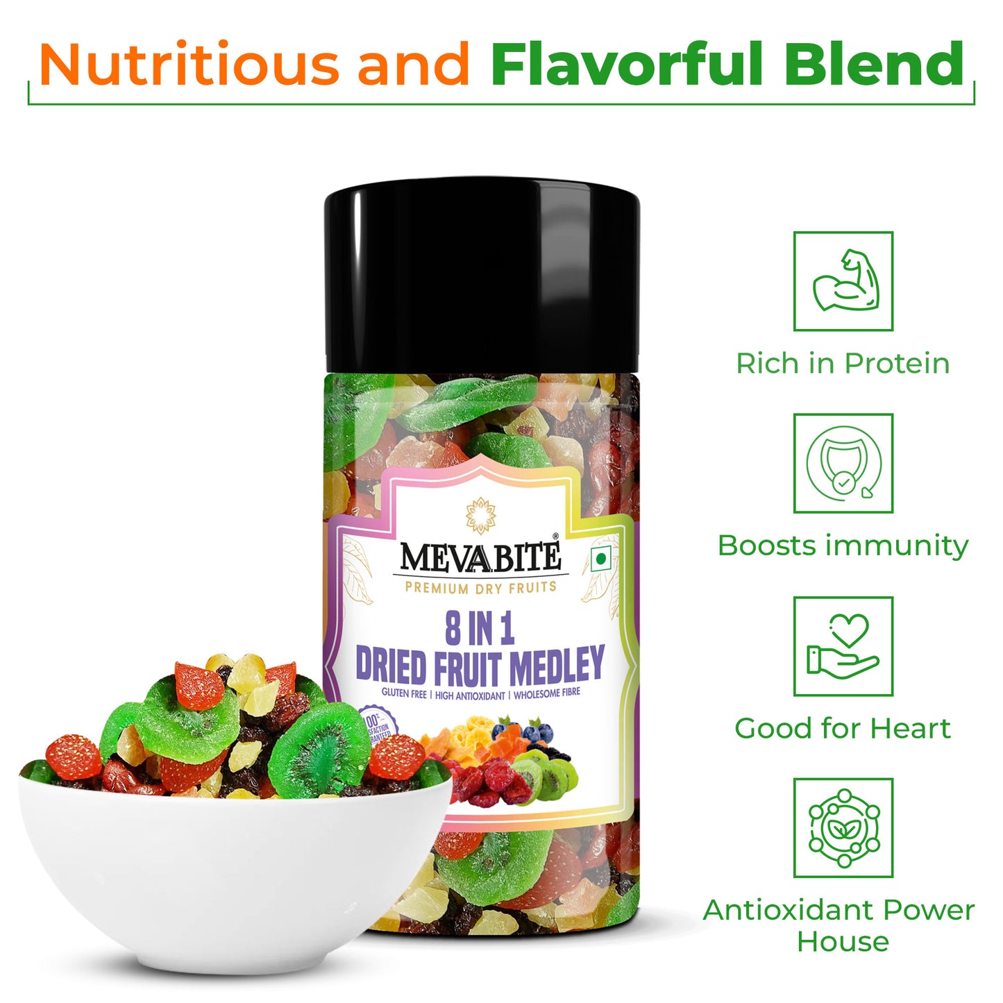 Dried Fruit Medley  250g Jar