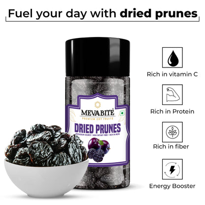 Dried Pitted Prunes 250g Jar
