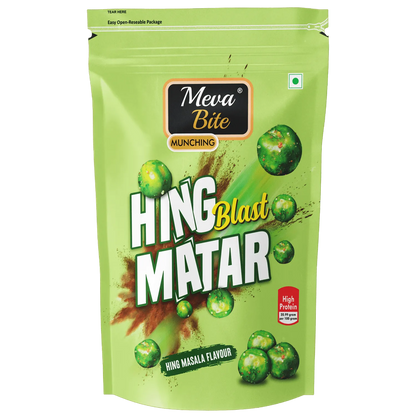 Hing Blast Matar, Munching Range, Snack Foods, MevaBite