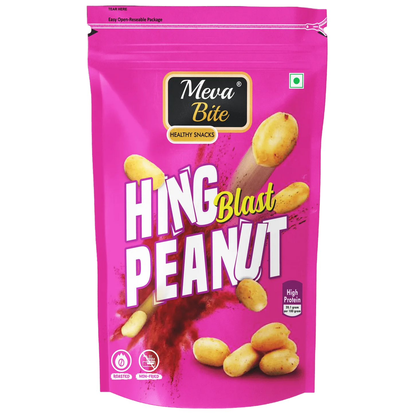 Hing Blast Peanut, Munching Range, Snack Foods, MevaBite