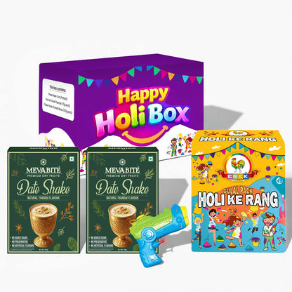 🌈 Holi Celebration Combo Gift Pack – Sweetness, Splash & Colors in One Festive Box!