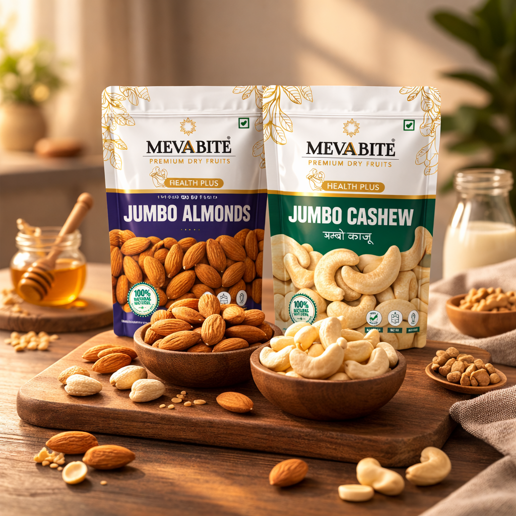 Jumbo Combo (Almond Jumbo 200g + Cashew Jumbo 200g)