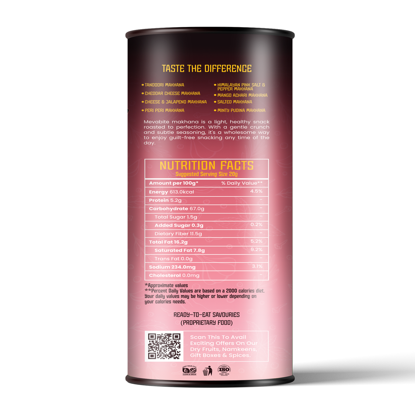 Korean Spicy Makhana 80g Jar