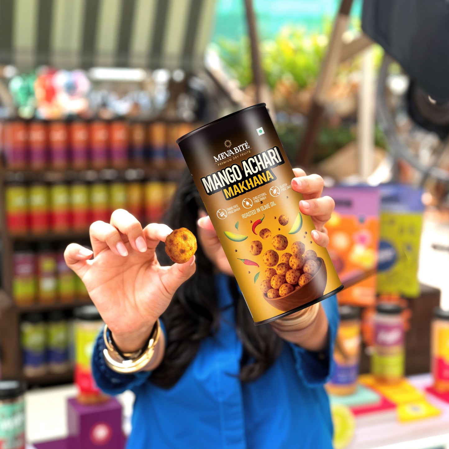 Mango Achari Makhana 80g Jar