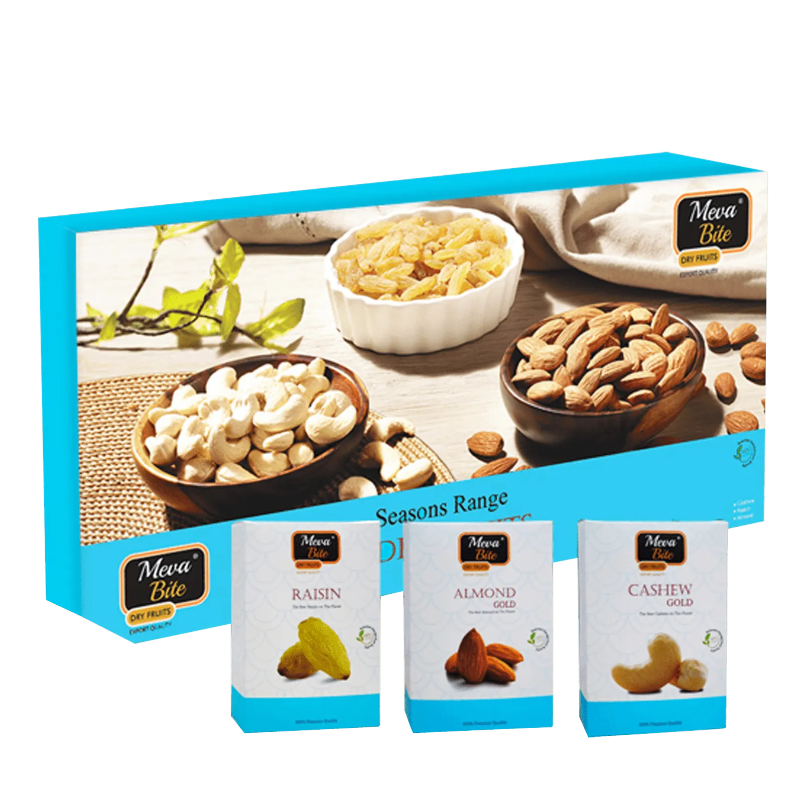 Dry Fruit Collection - 300Gm Gift Box, Gift pack, Food Items, MevaBite