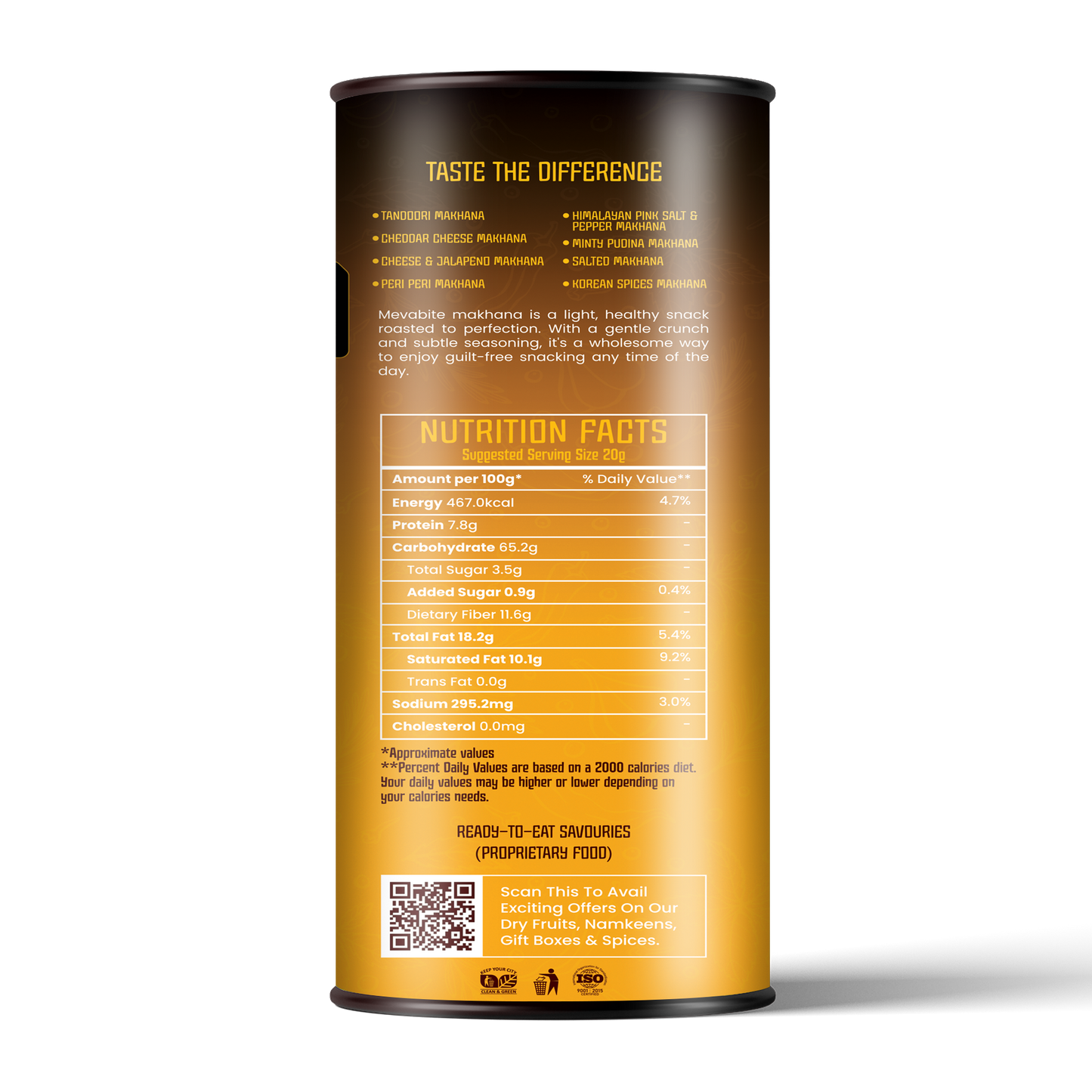 Mango Achari Makhana 80g Jar