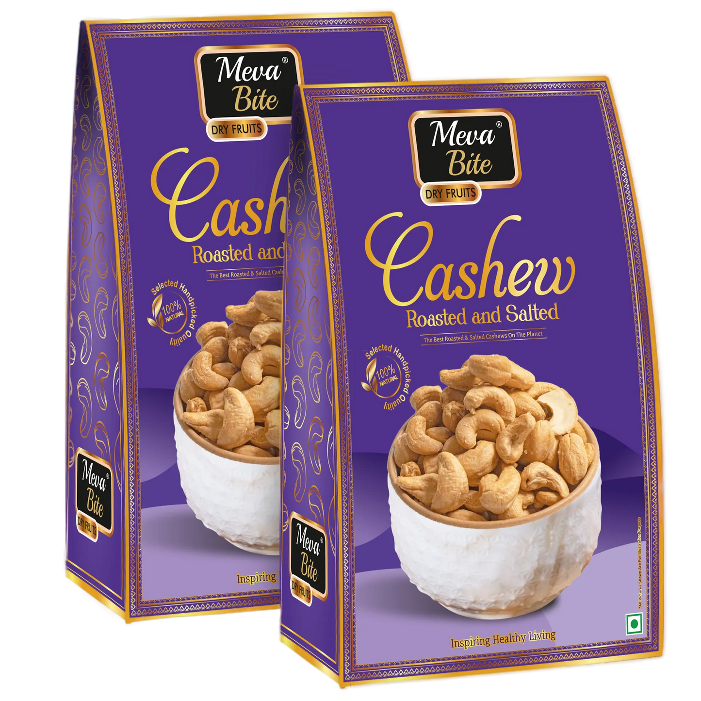 Roasted Salted Cashews, Food Items, MevaBite