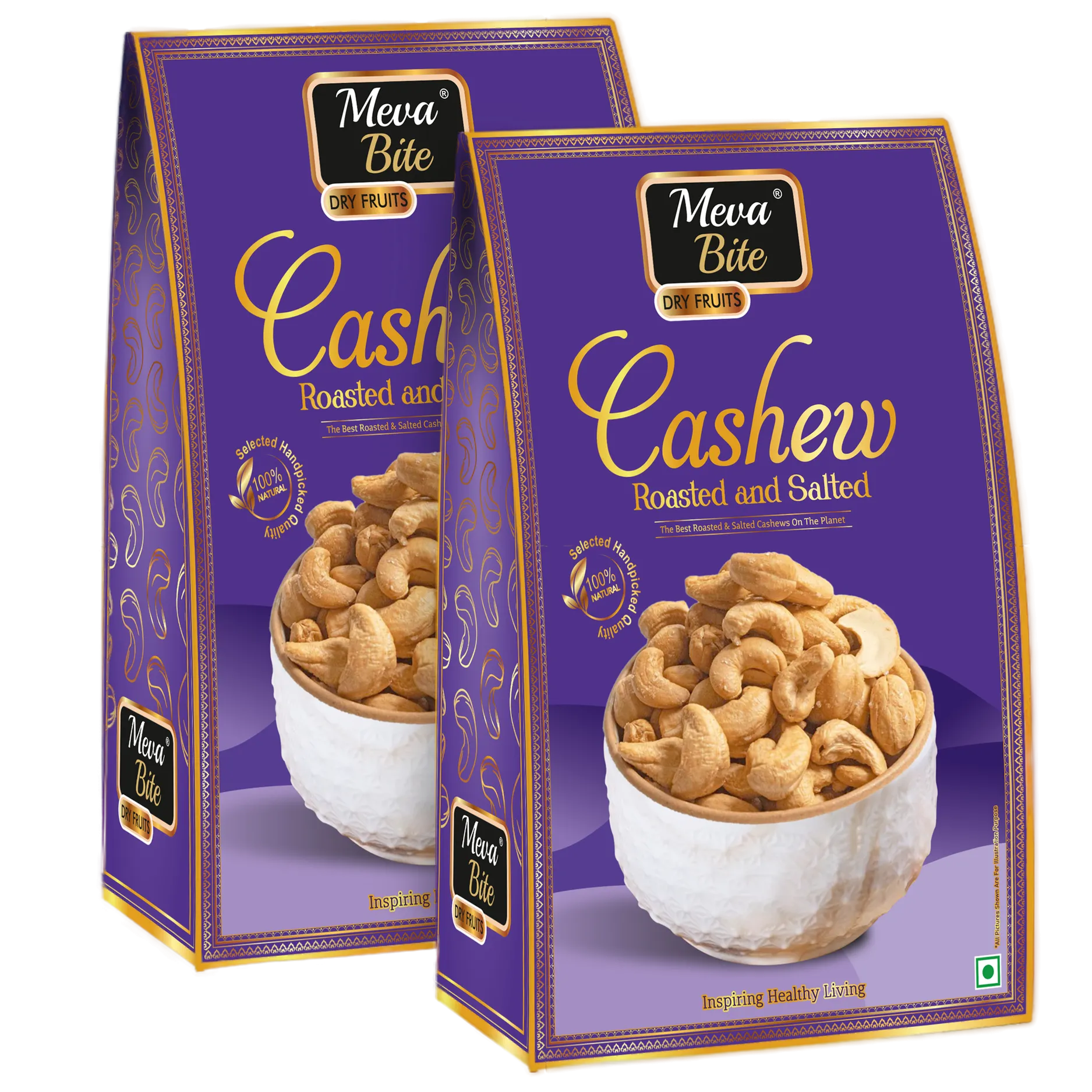 Roasted Salted Cashews, Food Items, MevaBite