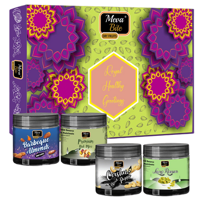 Royal Healthy Greetings Gift Box, Gift pack, Food Items, MevaBite