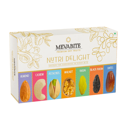 Nutri Delight Mixed Dry Fruits Gift Pack, Gift pack, Food Items, MevaBite