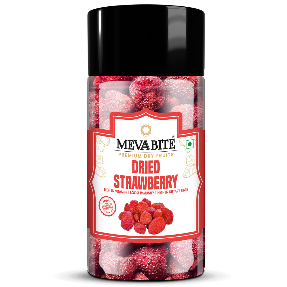 Dried Strawberry 250g Jar – MevaBite