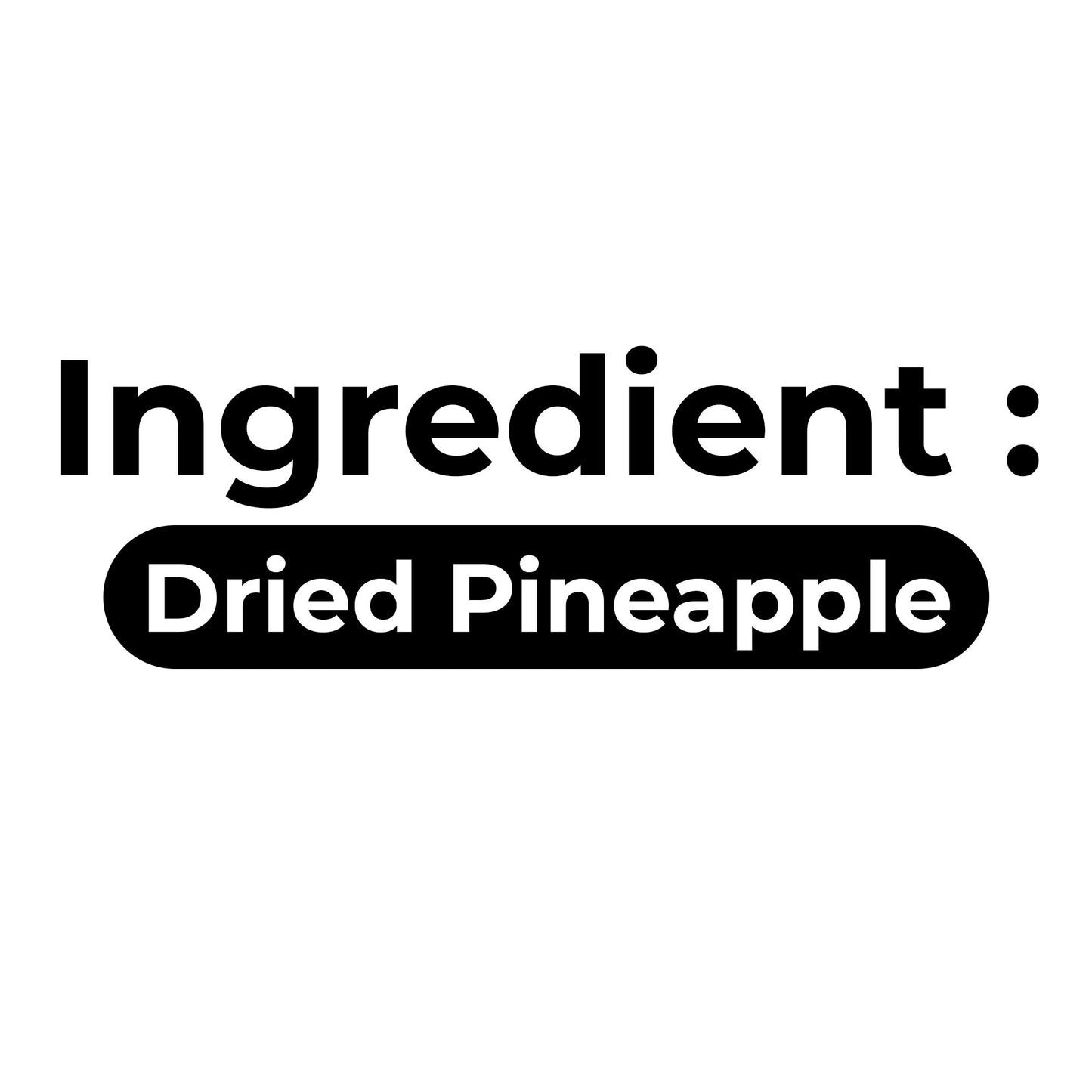 Dried Pineapple 250g Jar
