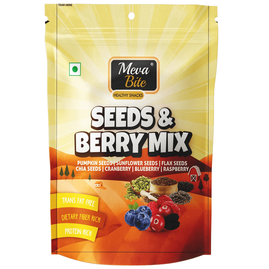 Seeds & Berry Mix Zipper, Dry-Fruit, Trail & Snack Mixes, MevaBite