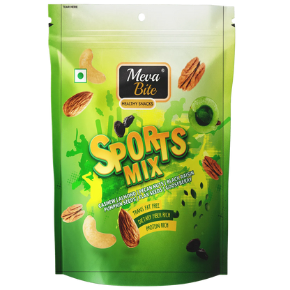 Sports Mix Zipper, Dry-Fruit, Trail & Snack Mixes, MevaBite