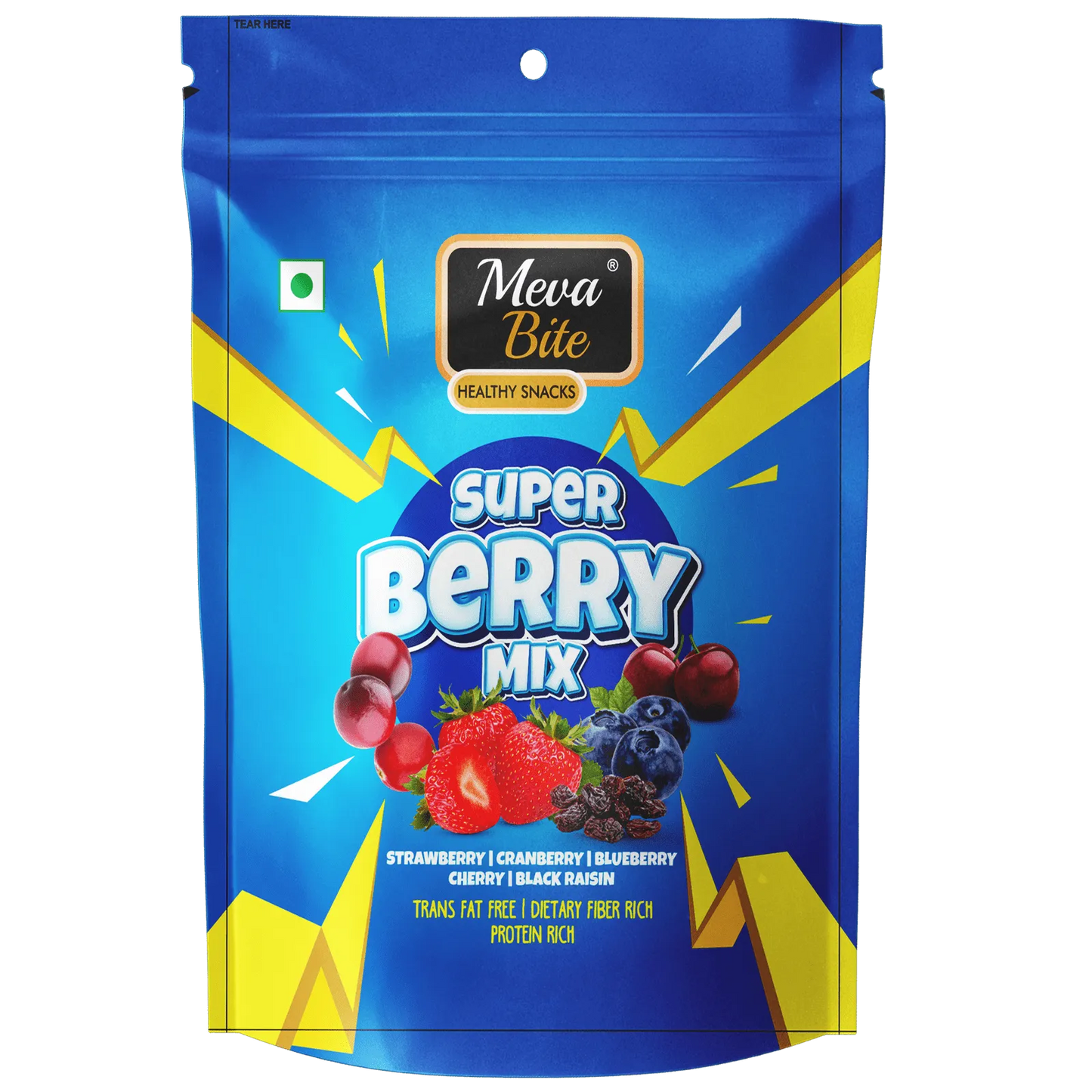 Super Berry Mix Zipper, Dry-Fruit, Trail & Snack Mixes, MevaBite
