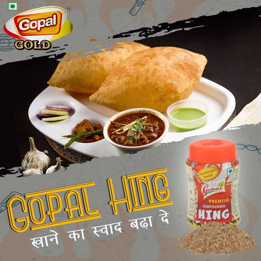 GOPAL PREMIUM COMPOUNDED (HING) (25gm)Gopal Premium Hing is used in food to give essence and aroma to your favorites dish's taste.
Pure and hygienic: coming directly from the importers &amp; manufacturer
